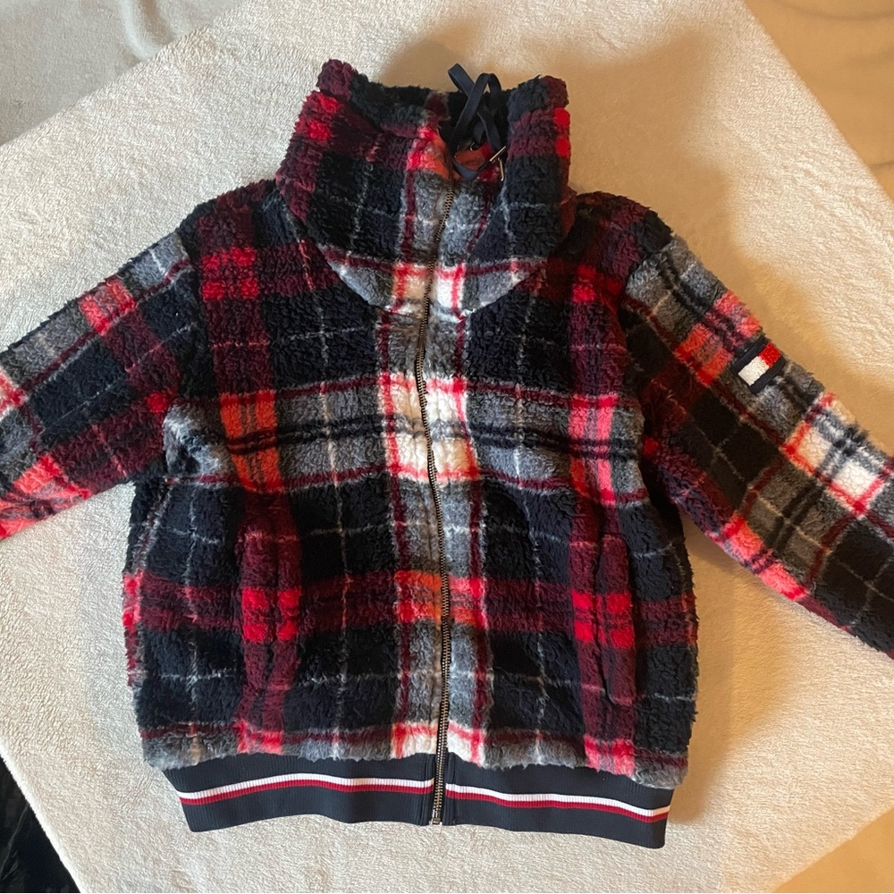Tommy Hilfiger Plaid Sherpa jacket